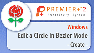 Edit a Circle in Bezier Mode