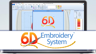 6D™ Embroidery - Life View and Design Player