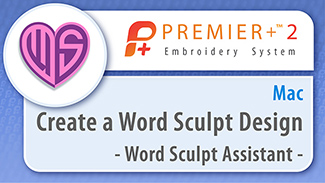 Create a Design with Word Sculpt